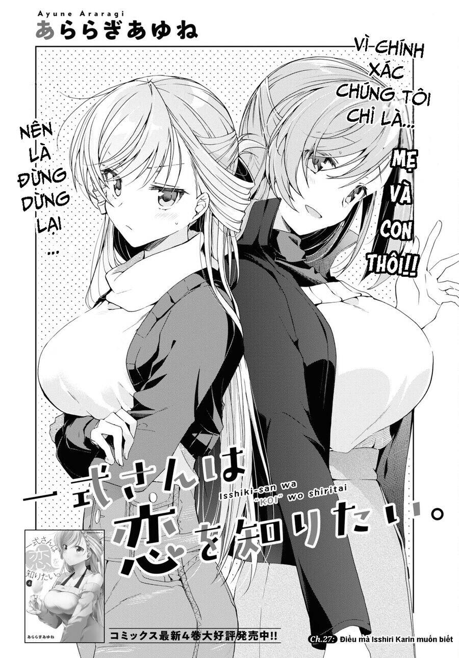 Isshiki-san muốn biết yêu là gì Chapter 27.1 - 2