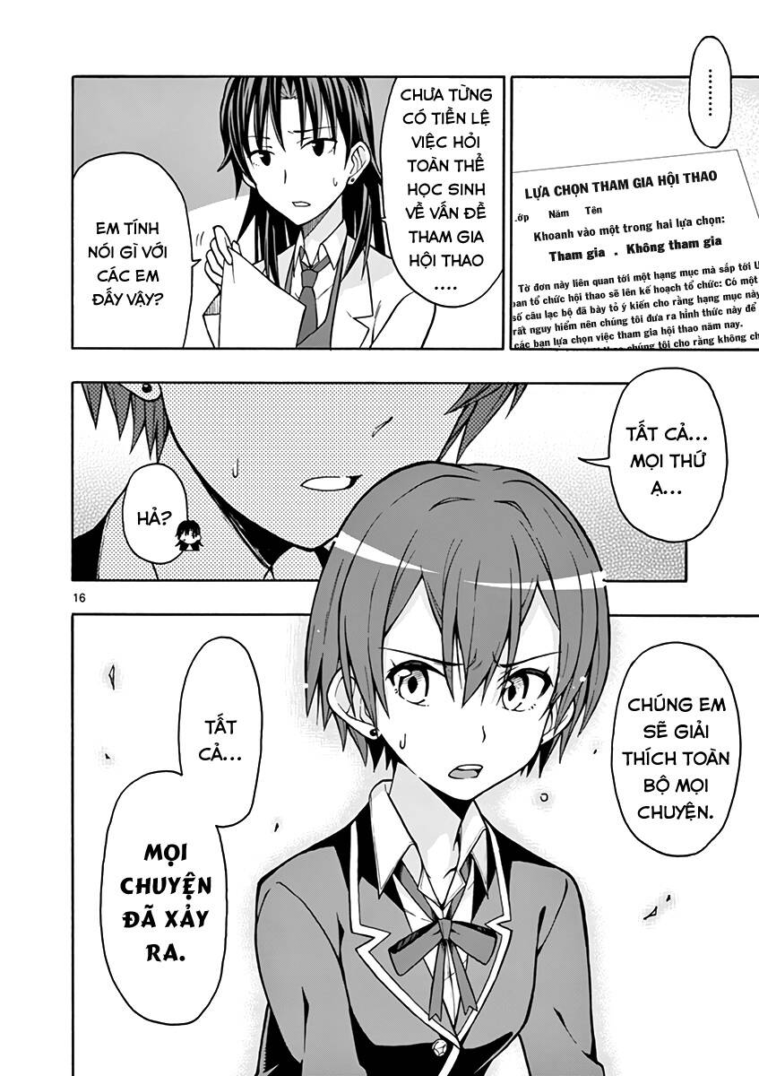 Yahari Ore No Seishun Rabukome Wa Machigatte Iru. @ Comic Chapter 48 - 15