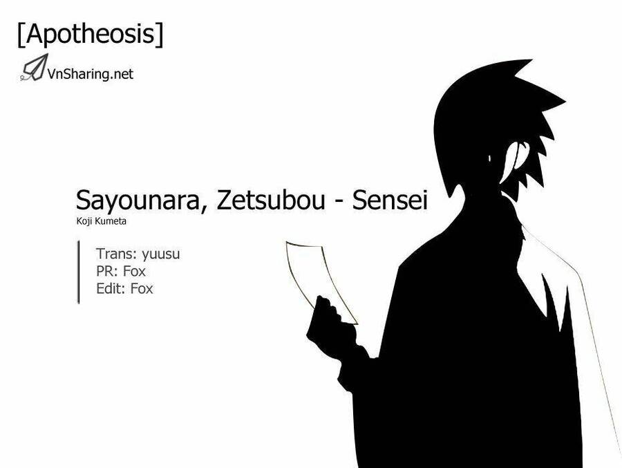 Sayonara Zetsubou Sensei Chapter 21 - 1